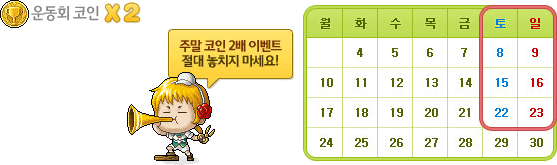 Weekend 2x Coin Event