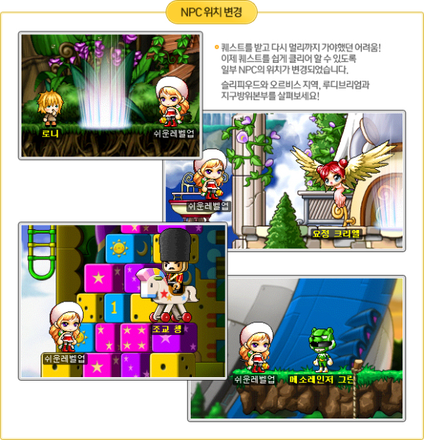 NPC Location Changes