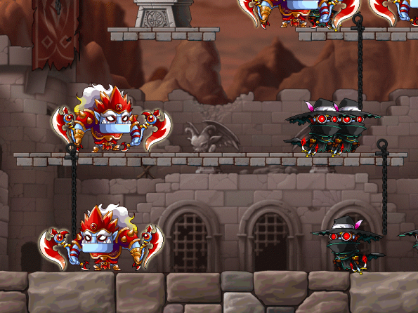 Faded Walls 1 (Archer Ghost, Warrior Ghost)