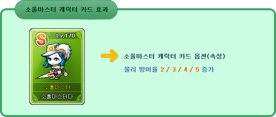 Soul Master Character Card Effects