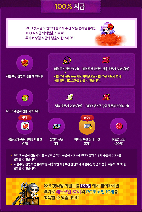 August 3 Hot Time (100% Chance)