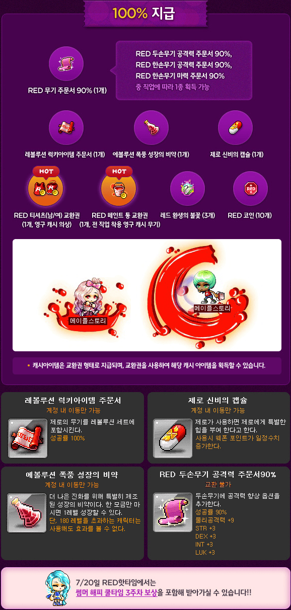 July 20 Hot Time (100% Chance)