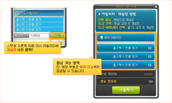 Inner Ability Changes