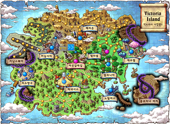 Restricted Victoria Island World Map