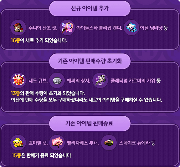 Mileage Shop 2nd Update