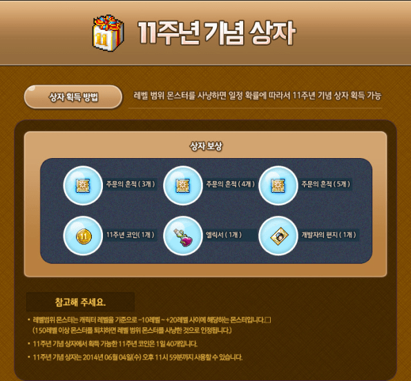 11th Anniversary Celebration Box