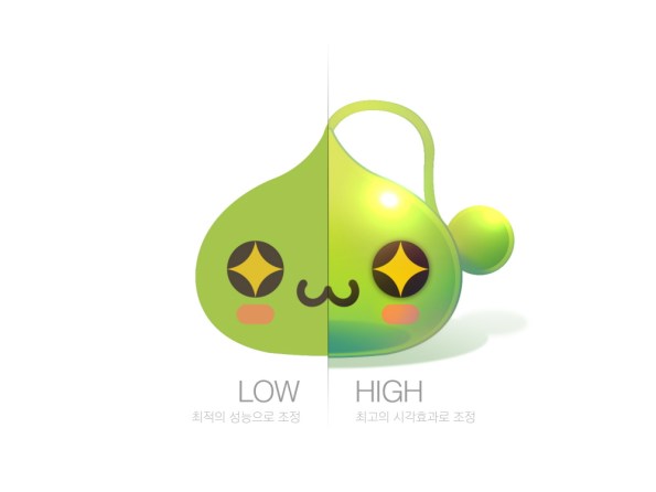Slime Low and High Graphics