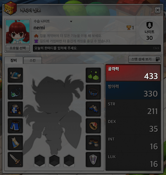 Character Information