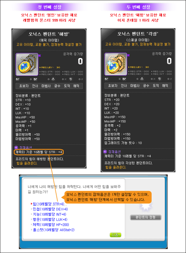 Onyx Pendant 'Liberated' and 'Awakened'