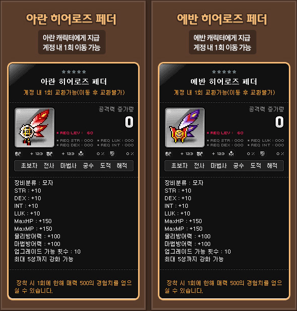 Aran Evan Hero's Feather