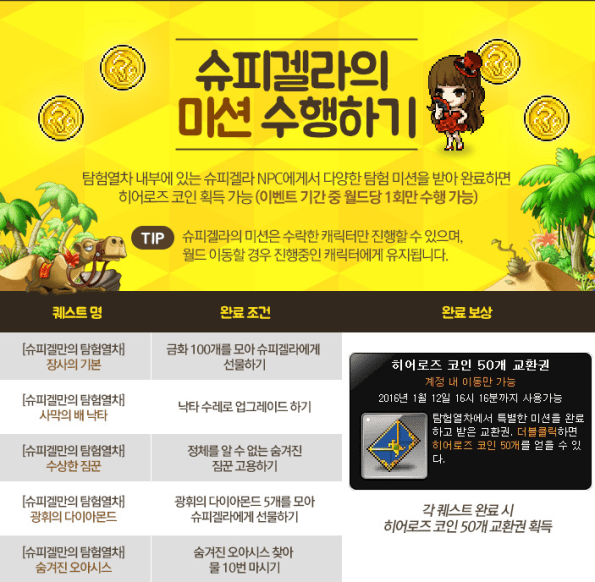 Spiegella's Missions