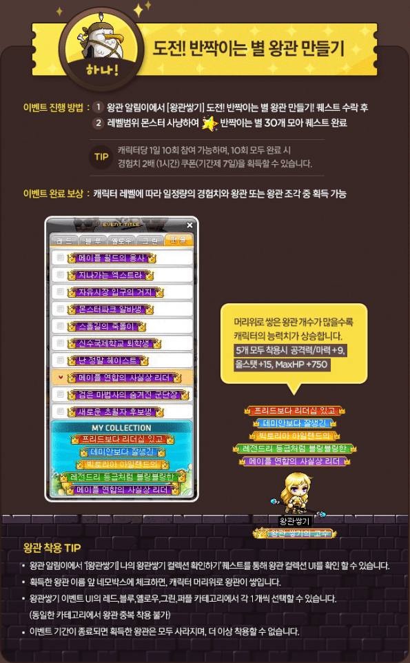 Creating Shiny Crowns