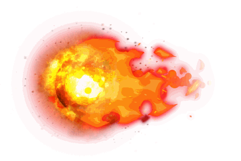 Blazing Orbital Flame Effect