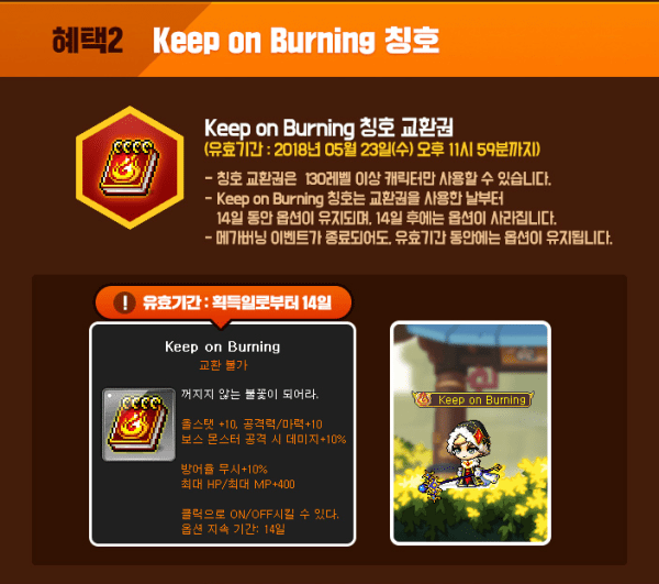 Keep On Burning Title