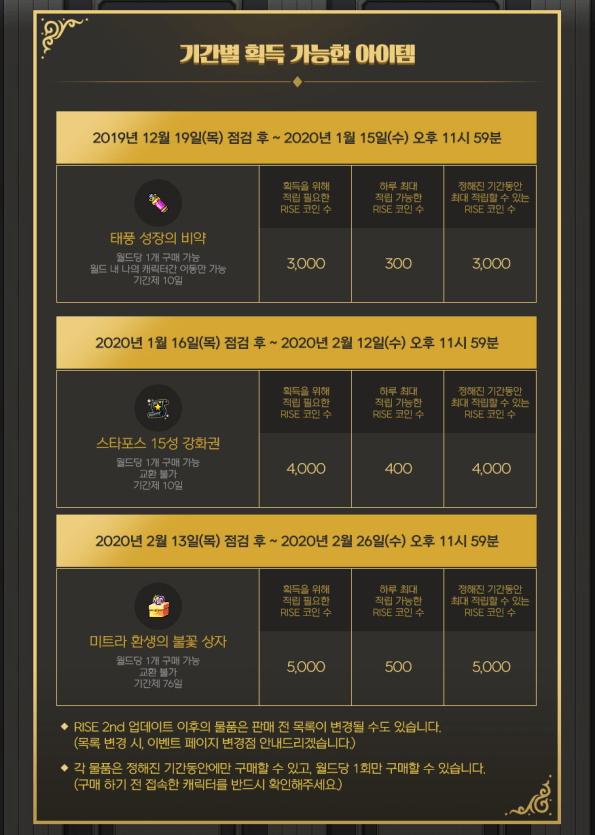 Rise Fountain Rewards