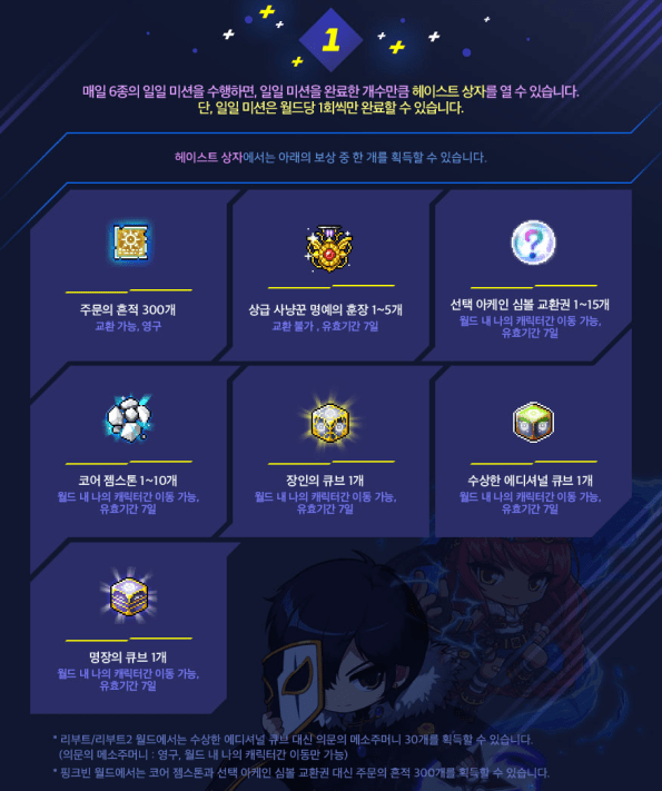 Daily Mission Rewards