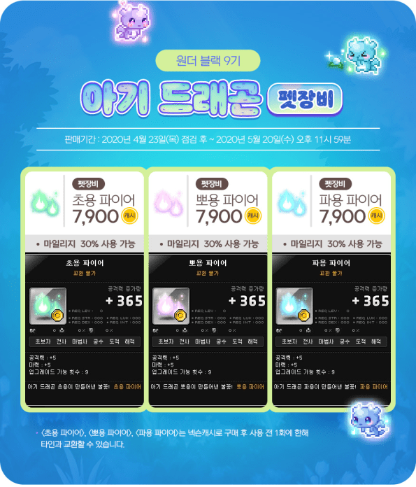 Baby Dragon Equipment