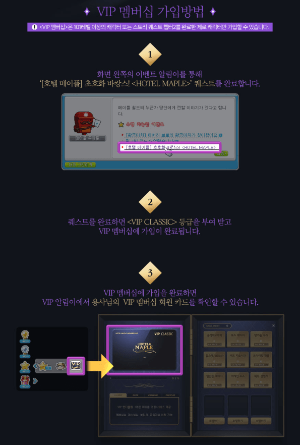 Joining VIP Membership