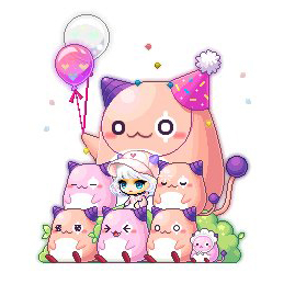 Pink Bean, Happy Birthday Chair