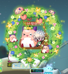 Swing with Pink Bean&nbsp;Chair