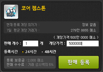 Maple Auction Price Information